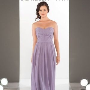 Dusty Lavender Chiffon Dress